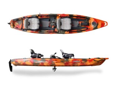 Feelfree Lure II Tandem Kayak w/Overdrive – Fire Camo